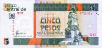 Gallery image for Cuba pFX48: 5 Pesos Convertibles from 2006
